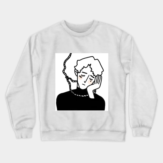 sad Crewneck Sweatshirt by Gelemantria